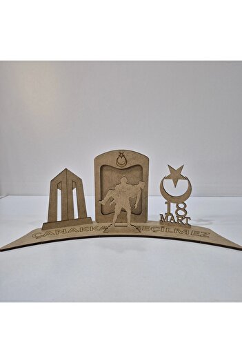 toptanetkinlikboyama Canakkale Unbreakable Wooden Painting Set |   Historical and Educational Activity Product for Children |   Mdf Model Bo
