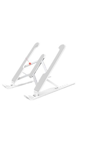 OEM Laptop and Tablet Stand for 9-17", Adjustable Height, Foldable, White