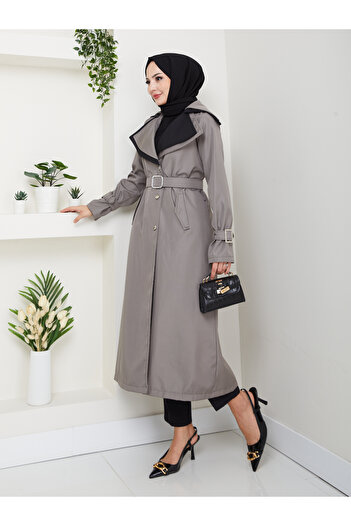 badibadii Trençkot Pencil Line Detail New Season