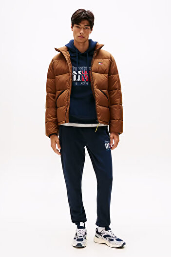 Tommy Hilfiger Erkek Logo Baskılı Eşofman Altı – Lacivert