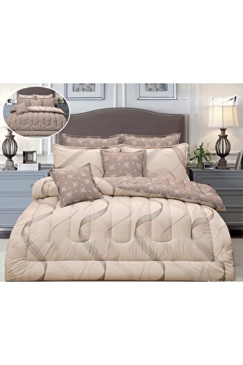 SNOOZYL Exclusive and attractive double bed sheet with microfiber filling, size 240*260 cm
