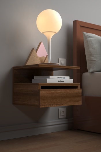 Decorfim Flora hanging chest of drawers – Modern design with a drawer and shelf, ideal for the bedroom