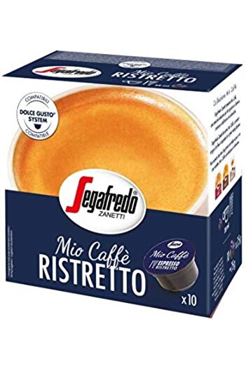 Segafredo Zanetti Mio Caffe Ristretto Dolce Gusto Compatible Coffee Capsules 7.5g, Pack of 10