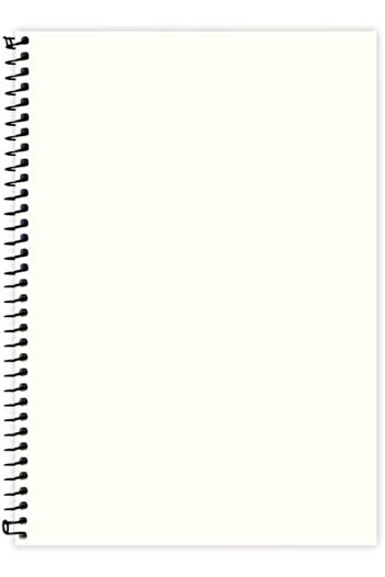 STOREMAX Snshop Color 2015075/3 Eco Kraft Hard Cover, Spiral, Yellow Paper, 200 Pages, Blue 467437