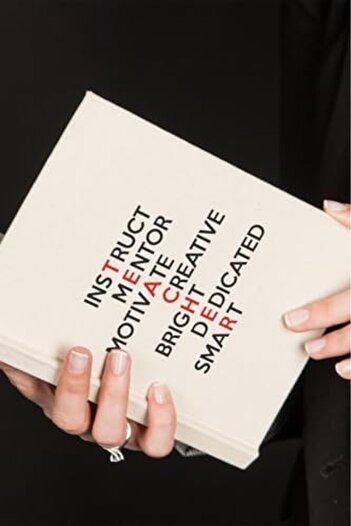 STOREMAX Snshop Teacher's Day Gift Teacher Word Design Canvas Notebook 467437