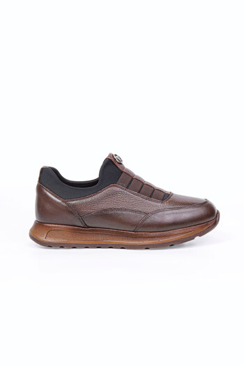 Vantaggio Rialto Brown 100% Genuine Leather Men's Sports Casual Shoes