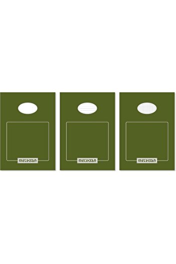 STOREMAX Snshop Classic Notepad A5 50 Sheets, Checkered, Lined, Unlined 3-Pack 467437