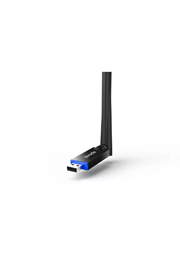 Tenda محول USB لاسلكي AC650، ثنائي النطاق، MU-MIMO، حتى 0.633 جيجابت في الثانية، 6 ديسيبل، أسود