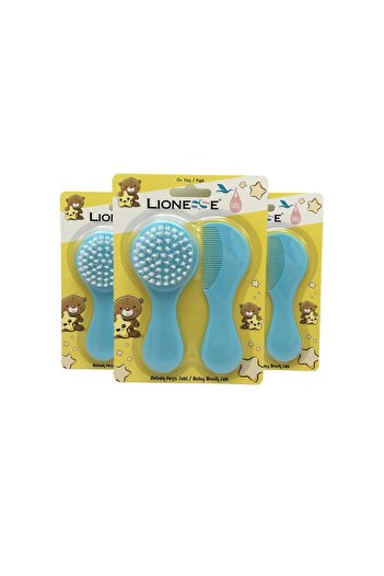 Tarko Lionesse Brush Comb Set - Blue X 3