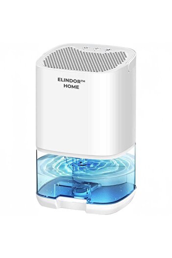 Elindor Dezumidificator portabil ®, oprire automată, rezervor de 1 litru, alb