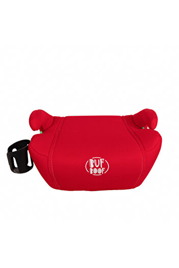 BUF BOOF Car booster with Isofix BUF BOOF iSize Hero, R129 approved, 125-150 cm or 22-36 kg, Red
