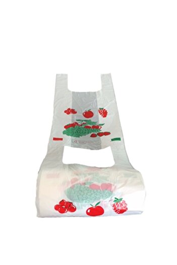 OEM Pungi la rola, tip maieu, model FRUCTE, HDPE, 220 bucati, 22X42 CM