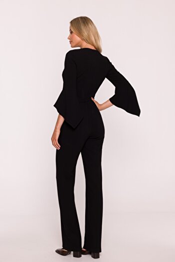 Stylove Midi pencil dress with decorative shoulders