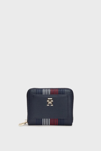 Tommy Hilfiger Dámské logo značky Lesklý kožený povrch Zapínání na patentky Stylové vhodné pro každodenní nošení