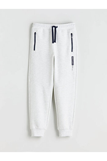 LC Waikiki LCW KidsGri Beli Lastikli Erkek Çocuk Jogger Eşofman Alt
