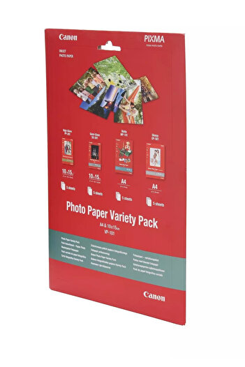 Canon VP-101 Photo Paper Variety Pack 4x6 and A4