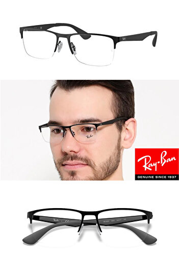 Ray-Ban Rx6335 2503 56-17-145 Premium Blue Light Protection + Driver (Anti-Glare) Effective