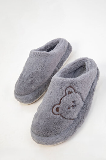 SOHO Gray Women's House Slippers 20870