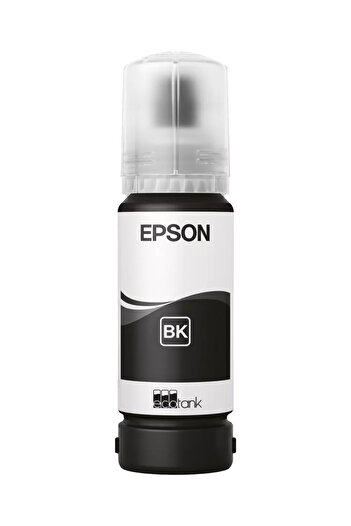 EPSON 108 Eco Tank Black Ink Bottle, Up to 3600 Pages, 70ml, Compatible With L8050 and L18050