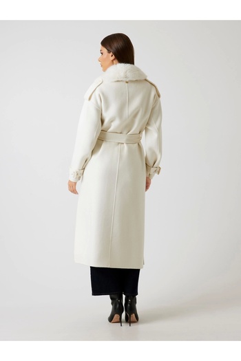 Guess Ella Kadın Çok Renkli Yün Karışımlı Kaban 5BGL027125A-MCML