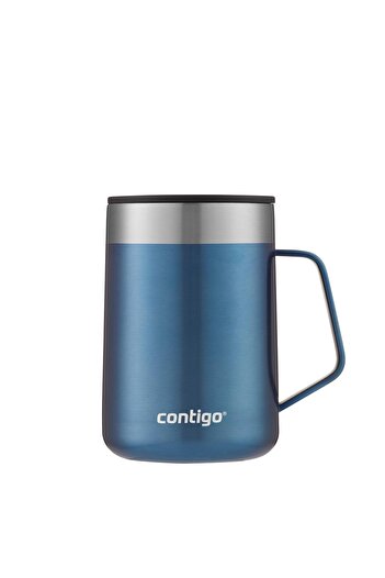 Contigo Streeterville Vakumlu Masa Kupası 420ml - Mavi