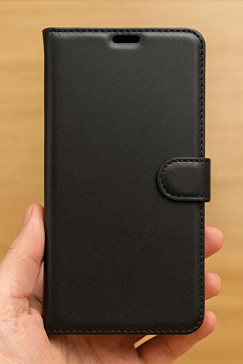 TECNO Camon 40 Pro Case Wallet Cover with Card Holder Stand Detachable Black