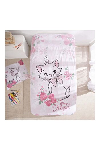 Pisicile Aristocrate Bed linen set, 100% cotton, 2 pieces, 140x200 cm, 65x65 cm, multicolor, Happy, The Aristocats