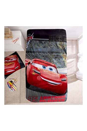 CARS Bed linen set, 100% cotton, 2 pieces, 140x200 cm, 65x65 cm, multicolor, Happy,