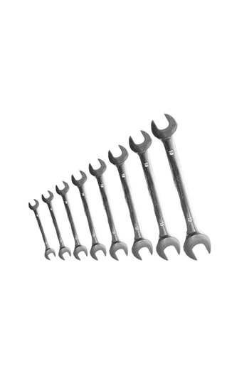 Topmaster Set 6 Fixed Wrenches CrV 6-17 mm DIN3110,