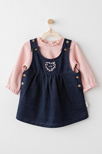 andywawa Kız Bebek Elbise Takım Dress Set Mon Petıt Amour AC26090