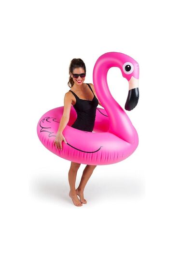 Impact Vision Inflatable ring for children and adults, Pink, diameter 120 cm, Flamingo, Impact Vision®