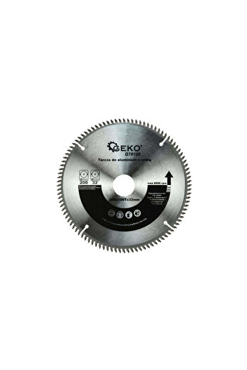 GEKO Disc pentru aluminiu cu kit de reductoare 200/25 x 100Tx32mm, G78100