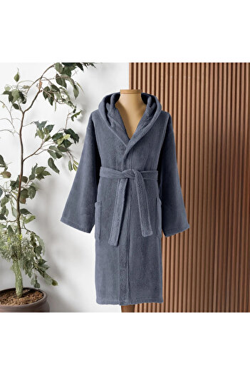 Altınbaşak Μπουρνούζι με κουκούλα Dolce Microcotton Unisex Μέγεθος: L / XL