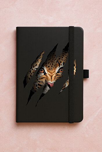 Cekuonline Promotional Undated Premium Thermo Notebook Patterned 192 Sheets - Claw