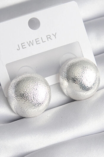 Bernami Special Brass Color Processing Detail Top Model Women's Earrings Offer!! !