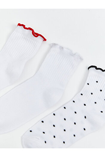 LC Waikiki White Girls' Socks 5-Pack