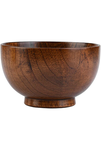 Generic Durable Wooden Mixing Bowl – Versatile Salad, Soup & Noodle Bowl for Home, Outdoor Dining & Kitchen