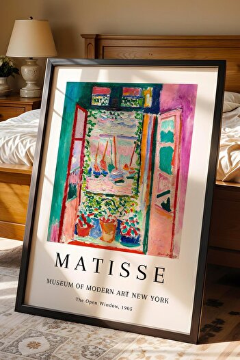 Saturn Henri Matisse the Open Window Framed Painting - Open Window - Eclectic Style Wall Decor