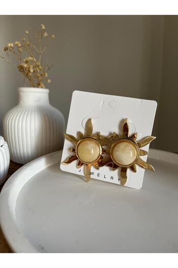 Tresshandicraft Natural Stone Look Sun Pendant