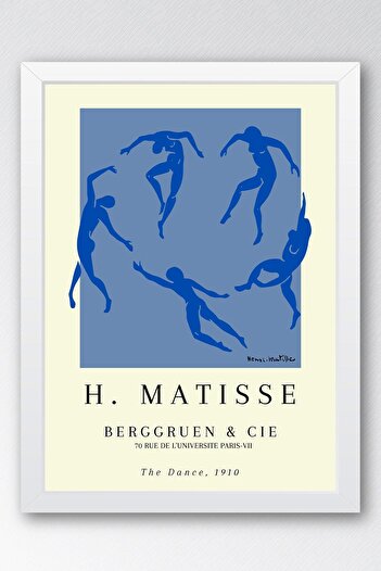 Saturn Henri Matisse the Dance 1910 Framed Painting - Eclectic Style Wall Decor