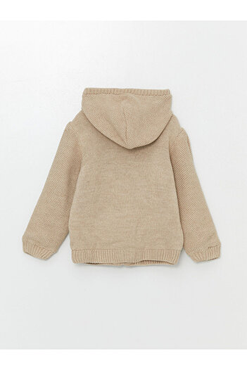 LC Waikiki Lcw Kids Hooded Baby Boy Knitwear Cardigan (W5)