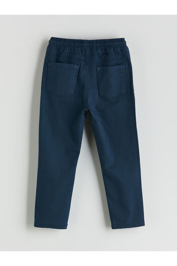 LC Waikiki Lcw Kids Navy Blue Elastic Waist Gabardine Boy's Trousers