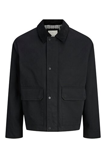 Jack & Jones Jack Jones Jprccriver Utility Jacket Sn Men's Black Jacket 12284930-02