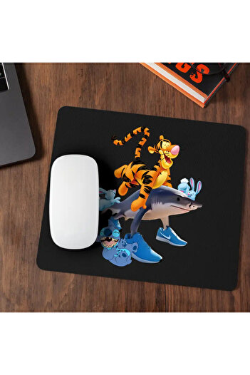 OEM Mousepad Tigger Tralalero Tralala Stitch Tiger Shark