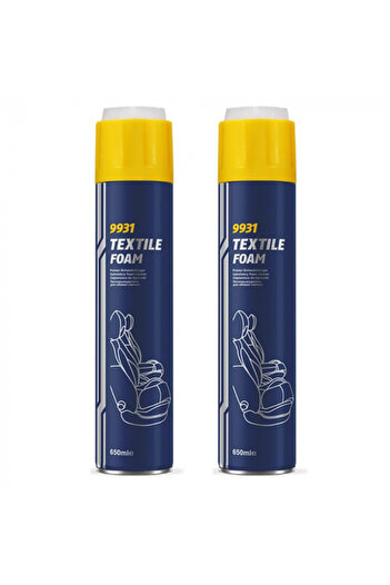 MANNOL Pack 2 x Spray for Cleaning Textile Upholstery 650 ml