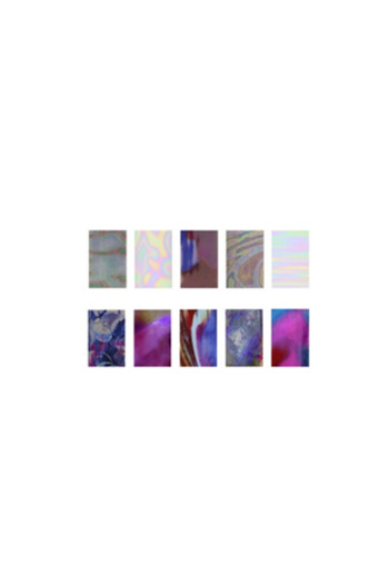 Ami Gel Set Folii Unghii pentru Transfer - Nail Art Abracadabra Foil Tip Q Marbling - Ami Gel