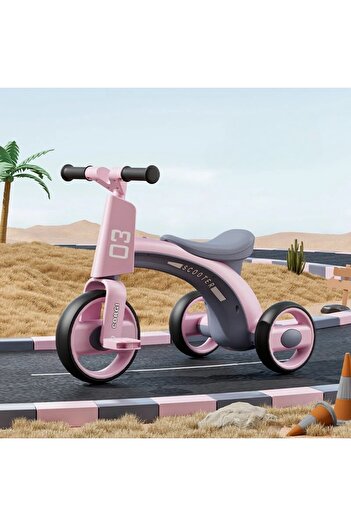 Flippy Children's Tricycle - Balance Exercise for Ages 1-6 with Lights, Sounds, Non-slip Pedals, Inf