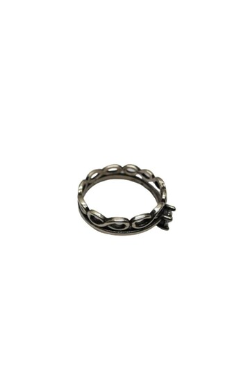 Jolie Silver Ring, Jolie Silver, Silver 925 Braided with Stone M 57