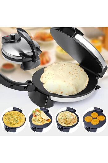 Generic Electric Stainless Steel Roti Press Tortilla maker 10 inch Non Stick