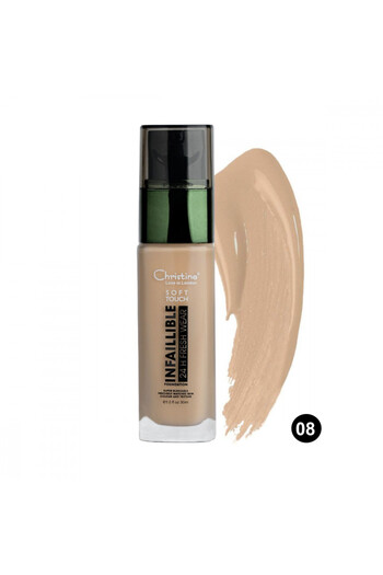 Christine soft touch infaillible 24h fresh wear foundation No.08